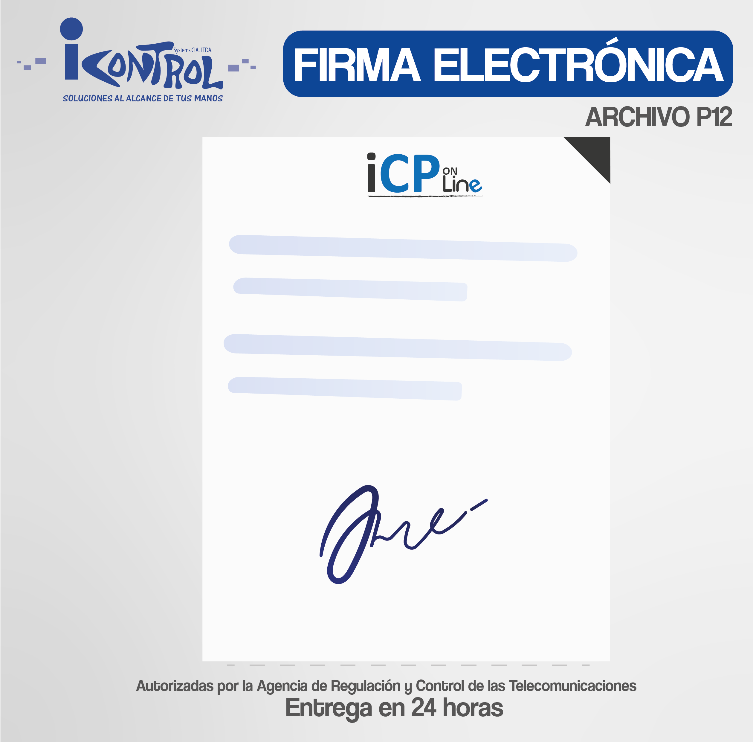 FIRMA ELECTRONICA ARCHIVO PFX-P12 48 MESES